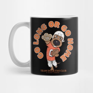 Funny Cute Doxie Dachshund Dog Football Mug